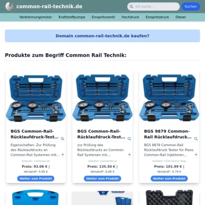 Screenshot common-rail-technik.de