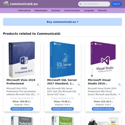 Screenshot communicaid.eu