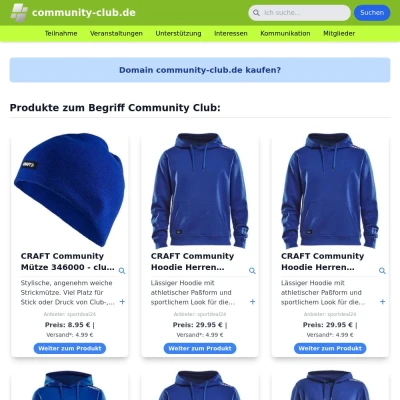 Screenshot community-club.de