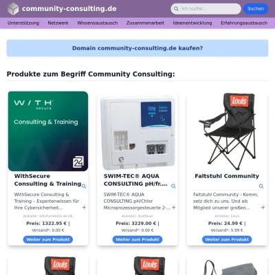 Screenshot community-consulting.de