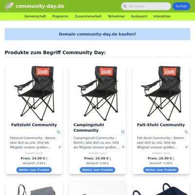 Screenshot community-day.de