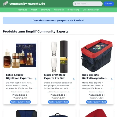 Screenshot community-experts.de