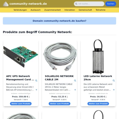 Screenshot community-network.de