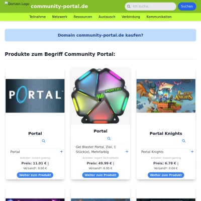 Screenshot community-portal.de