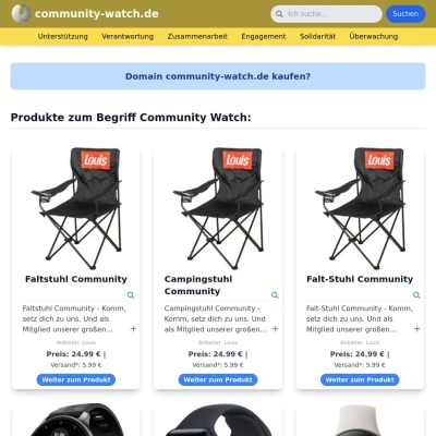 Screenshot community-watch.de