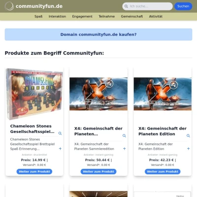 Screenshot communityfun.de