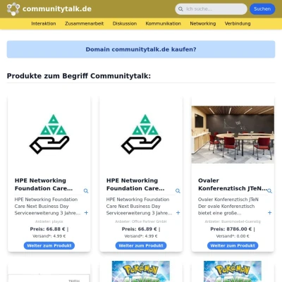 Screenshot communitytalk.de