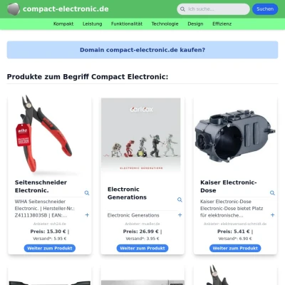 Screenshot compact-electronic.de