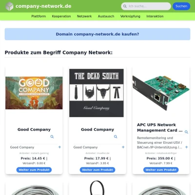 Screenshot company-network.de