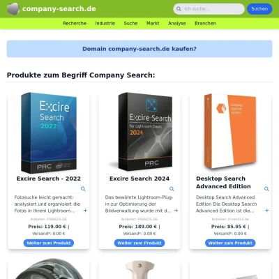 Screenshot company-search.de