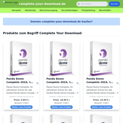 Screenshot complete-your-download.de