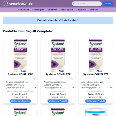 Screenshot complete24.de