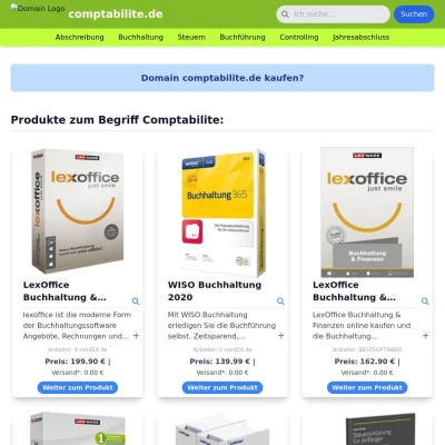 Screenshot comptabilite.de