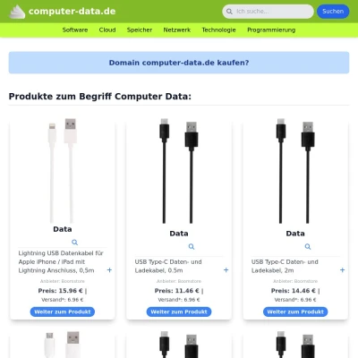 Screenshot computer-data.de