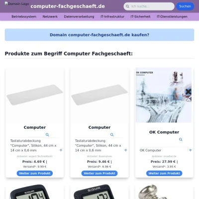 Screenshot computer-fachgeschaeft.de