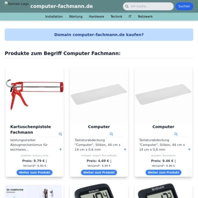 Screenshot computer-fachmann.de