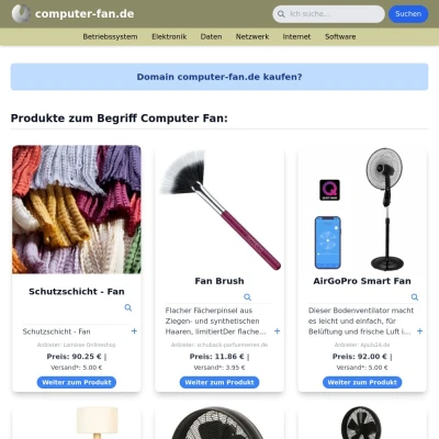Screenshot computer-fan.de