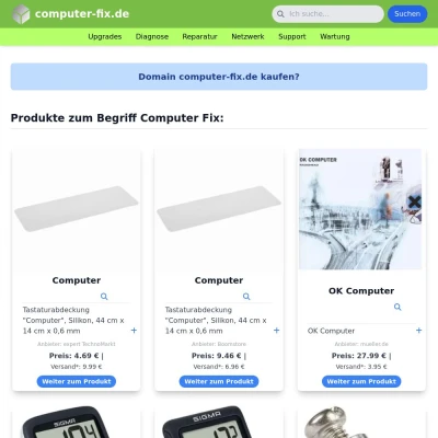 Screenshot computer-fix.de