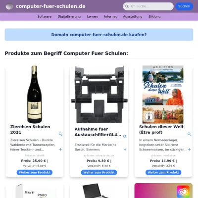 Screenshot computer-fuer-schulen.de