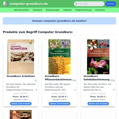 Screenshot computer-grundkurs.de