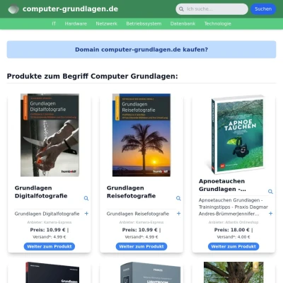 Screenshot computer-grundlagen.de