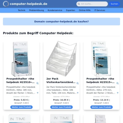 Screenshot computer-helpdesk.de