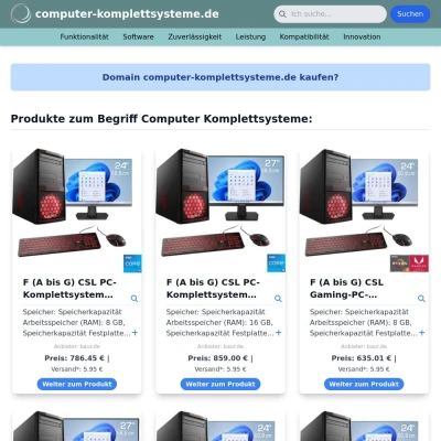 Screenshot computer-komplettsysteme.de