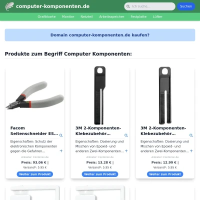Screenshot computer-komponenten.de