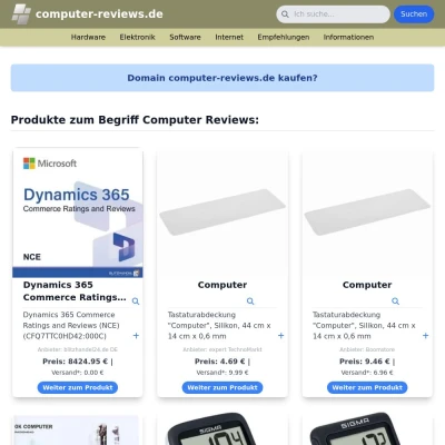 Screenshot computer-reviews.de