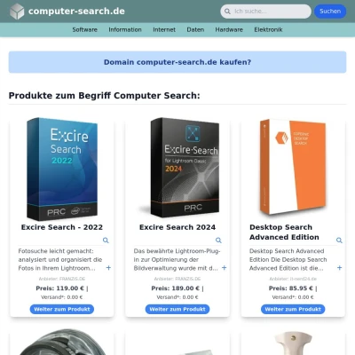 Screenshot computer-search.de