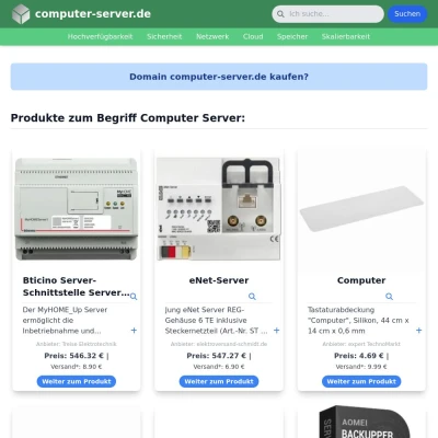 Screenshot computer-server.de