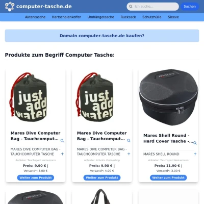 Screenshot computer-tasche.de