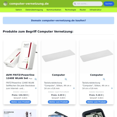 Screenshot computer-vernetzung.de