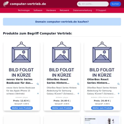 Screenshot computer-vertrieb.de