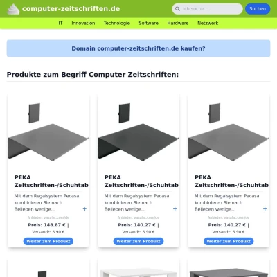 Screenshot computer-zeitschriften.de