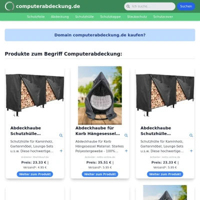 Screenshot computerabdeckung.de