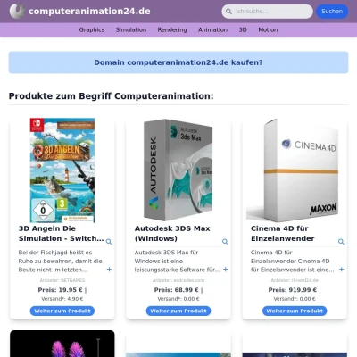 Screenshot computeranimation24.de