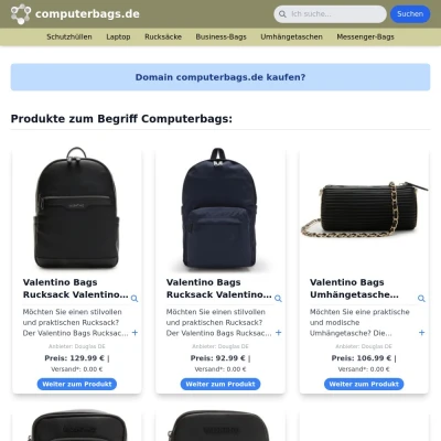 Screenshot computerbags.de