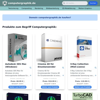 Screenshot computergraphik.de
