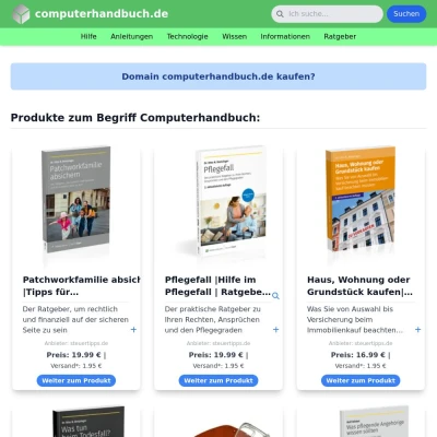 Screenshot computerhandbuch.de