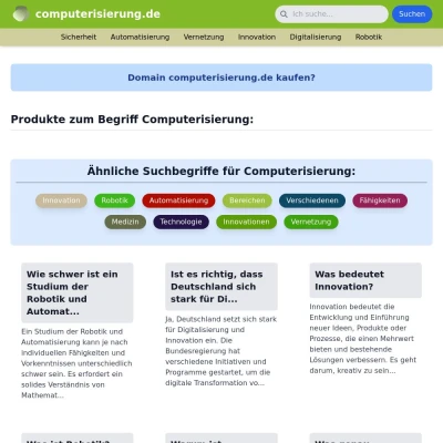 Screenshot computerisierung.de