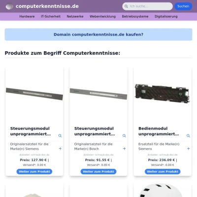Screenshot computerkenntnisse.de