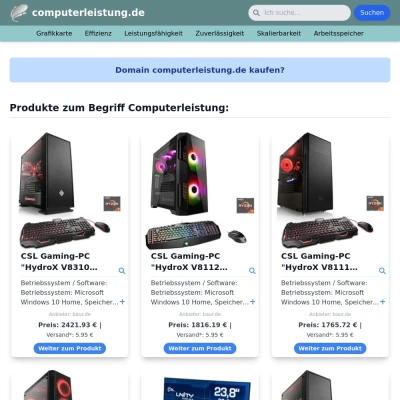 Screenshot computerleistung.de