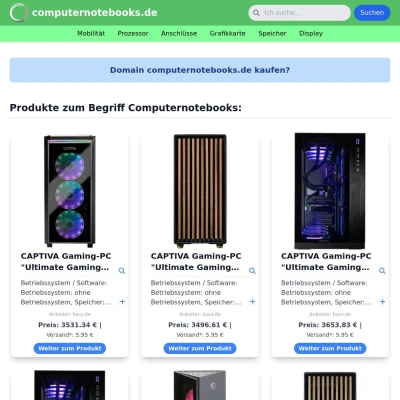 Screenshot computernotebooks.de