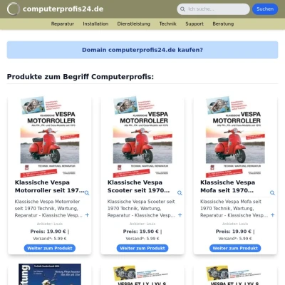 Screenshot computerprofis24.de