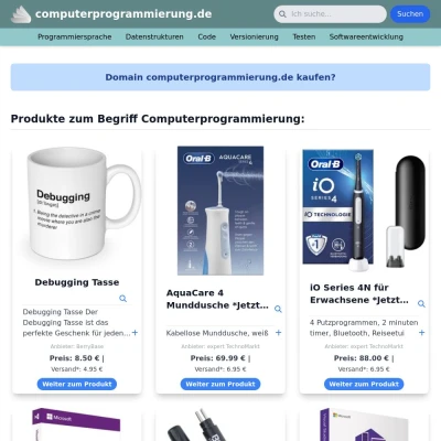 Screenshot computerprogrammierung.de