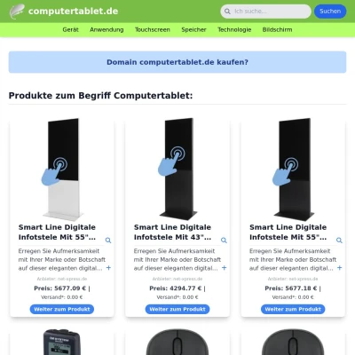 Screenshot computertablet.de