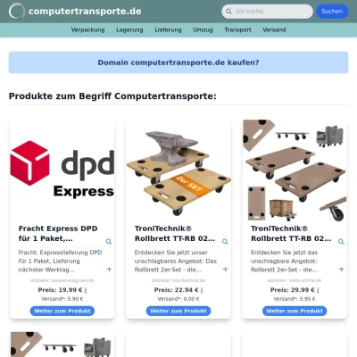 Screenshot computertransporte.de