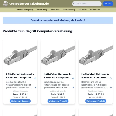 Screenshot computerverkabelung.de