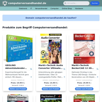 Screenshot computerversandhandel.de